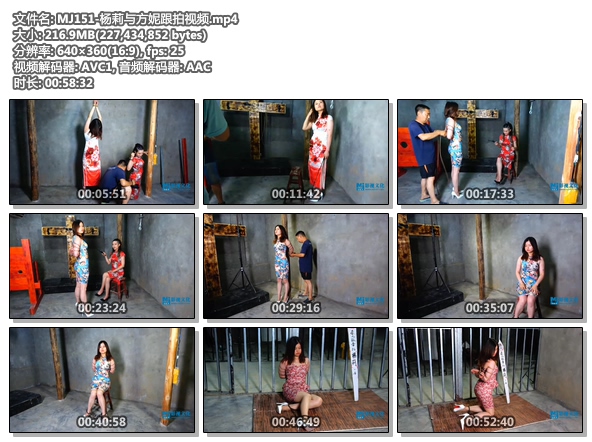 MJ151-杨莉与方妮跟拍视频
