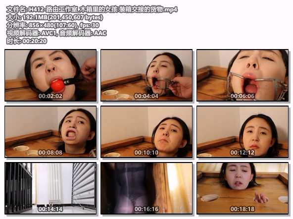 H412-路由工作室_木箱里的女孩 装箱交接的货物