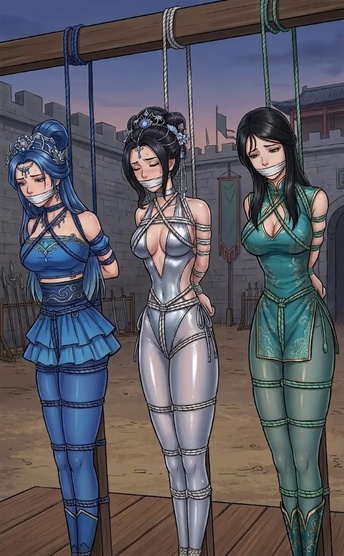 女侠寻宝被缚记